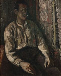 Portrait D'homme A La Cigarette
