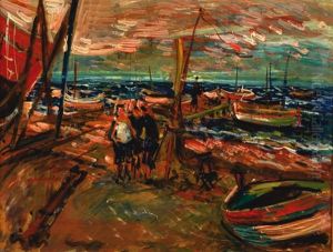 Sea Landscape by Abraham Mintchine