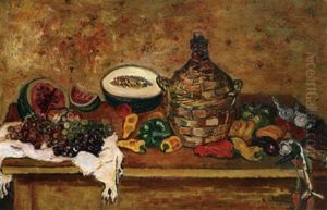 Still Life On A Table by Abraham Mintchine