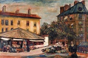 Paris - Street Scene by Abraham Mintchine
