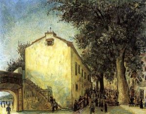 Village De Provence by Abraham Mintchine