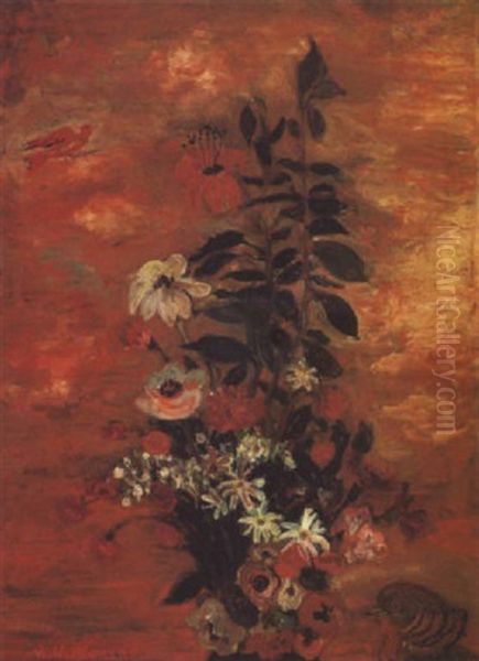 Flowers And Bird - view 1
