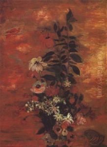 Flowers And Bird by Abraham Mintchine