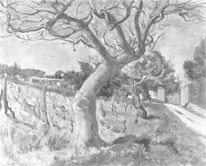 Landscape With A Farm by Abraham Mintchine