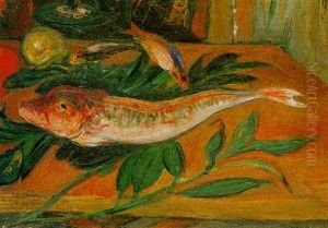 Nature Morte Aux Poissons by Abraham Mintchine