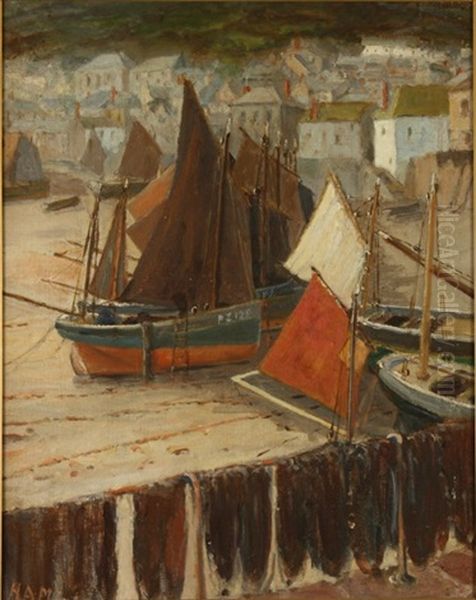 Drying The Sails - view 1
