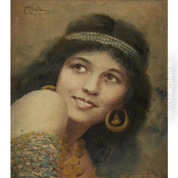 Young Beauty Wearing Jewelry - view 1
