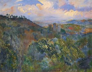 Ruinas Del Castillo De San Tueri, Felanitx (the Ruins Of The Castle Of San Ttueri In Felanitx) by Joaquin Mir Trinxet