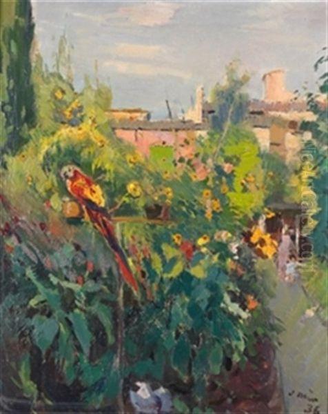 Jardin Con Loros - view 1