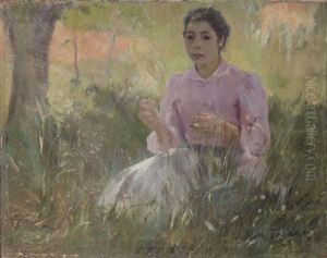 Retrato De La Hermana Del Pintor En La Hierba