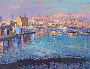 Puerto De Tarragona, Atardecer