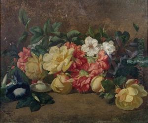 Nature Morte Aux Fleurs by Josep Mirabent Gatell