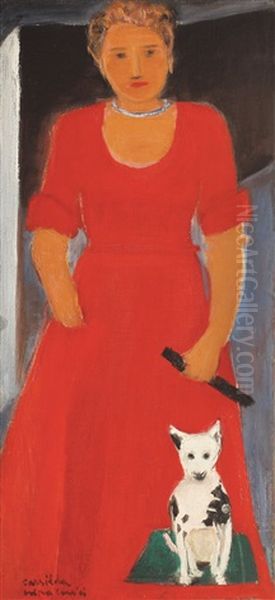 The Young Lady And The Puppy - view 1