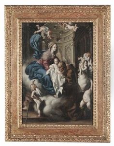 Madonna Con Bambino by Luigi Miradori
