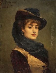 Portrait De Femme Au Chapeau