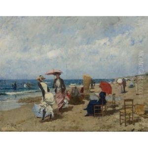Summer On The Beach by Francisco Miralles Galup
