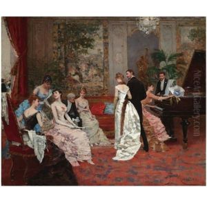 Fiesta Elegante (an Elegant Soiree) by Francisco Miralles Galup