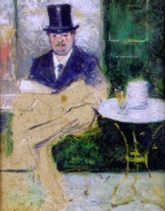 Au Cafe by Francisco Miralles Galup
