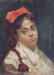Lady With A Red Bow