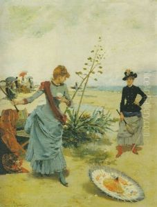 Playing Badminton
