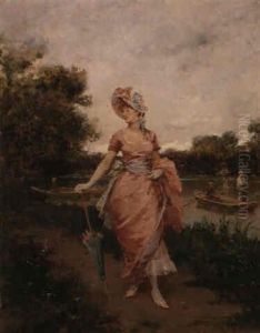 En La Orilla Del Rio by Francisco Miralles Galup