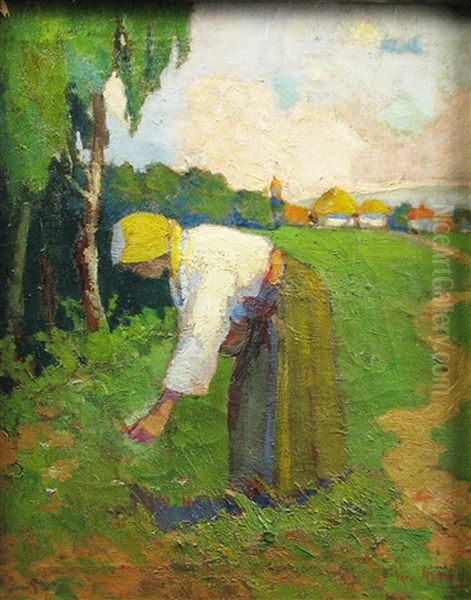 Peasant In The Field - view 1