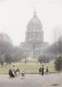 L'eglise Saint Louis Des Invalides by Gaspar Miro Lleo