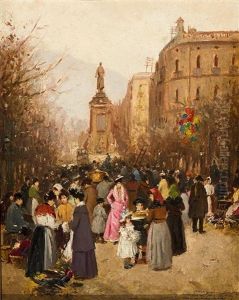 Vista Urbana, Barcelona by Gaspar Miro Lleo