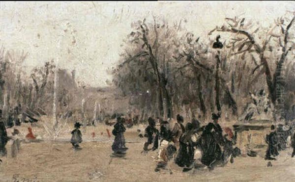 In The Tuilleries Gardens - view 1