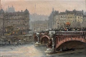 Le Pont Lafayette Et Le Pont De La Guillotiere (pair)