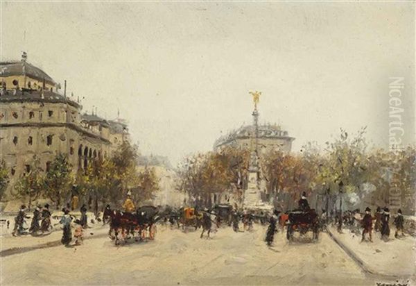 La Place Du Chatelet, Paris - view 1