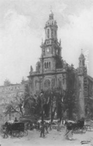 Paris, L'eglise De La Trinite by Joaquin Miro