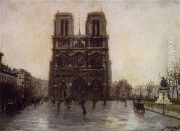 Paris, Temps Gris Sur Notre Dame - view 1