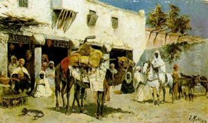 Mercado Arabe by Joaquin Miro