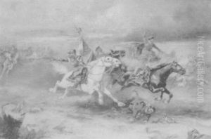 Battle Scene by Joaquin Miro