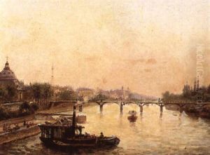 Paris, La Seine, Le Pont Des Arts by Joaquin Miro