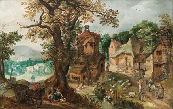 Busy Village - view 1