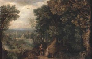 Wooded Landscape With Atalanta And Meleager