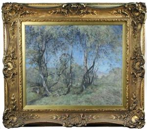 Landscape With Birch Trees