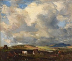 Storm Clouds At Evening by John Campbell Mitchell
