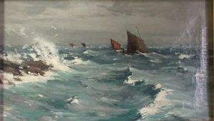 At Carradale by John Campbell Mitchell