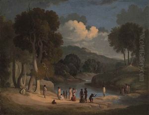 Passage Of The Blacks", Blue Mountains, New South Wales by Thomas Livingstone (Sir) Mitchell