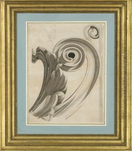 Study Of The Volute Of A Corinthian Capital by Henry Beyeart