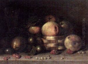 Still Life Of Apples, Strawberries And Gooseberries Still Life Of Apples, Strawberries And Gooseberries