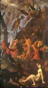 La Tentation De Saint Antoine by Giuseppe Maria Mitelli