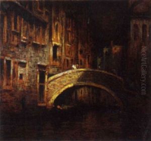 Venezia, Ponte Del Paradiso by Giuseppe Miti Zanetti