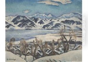 Suwa Lake by Kunishiro Mitsutani