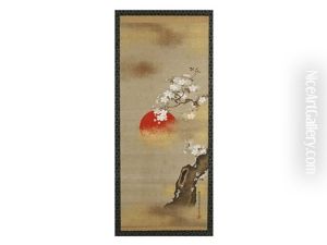 Sun And Cherry-blossom by Tosa Mitsuzane