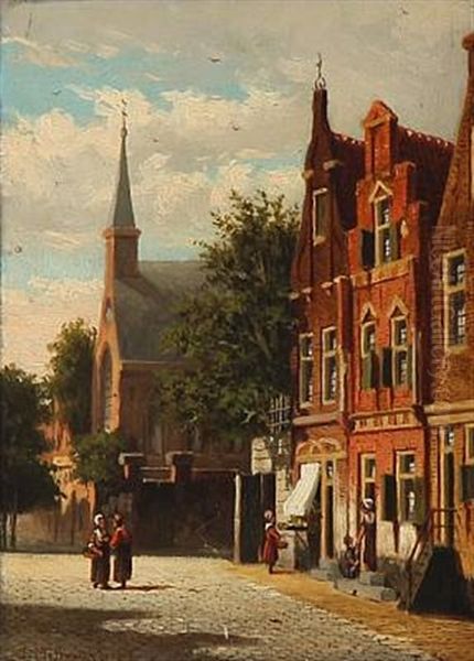 Summer Day In A Dutch City - view 1
