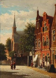 Summer Day In A Dutch City